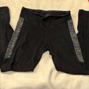 Black Leggings w/ Gray Accent